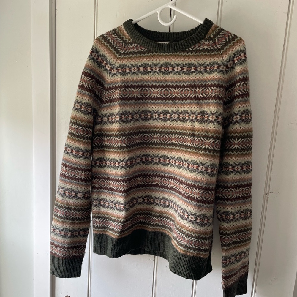 Multicolor Patterned Sweater